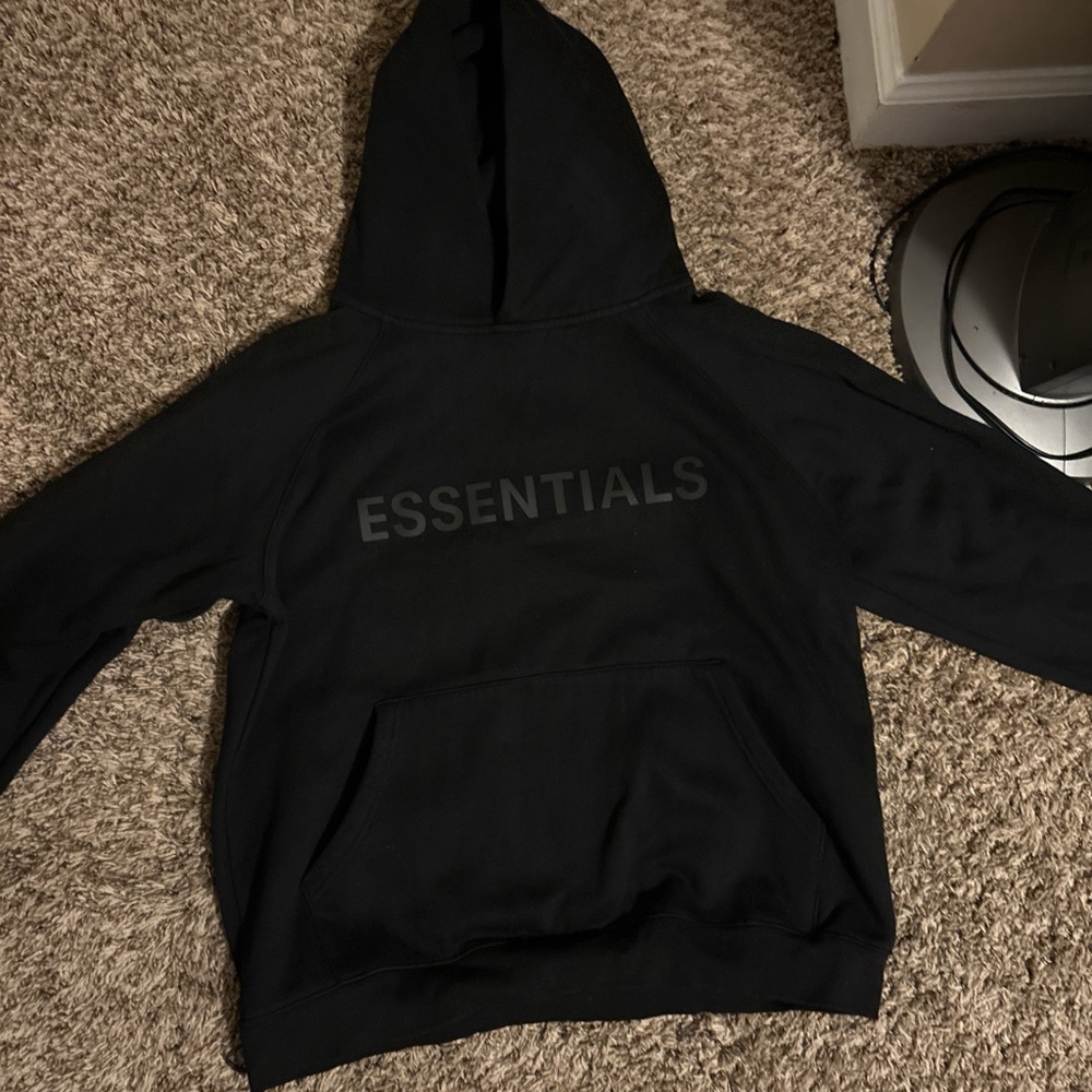 Essentials Men's Charcoal Hoodie